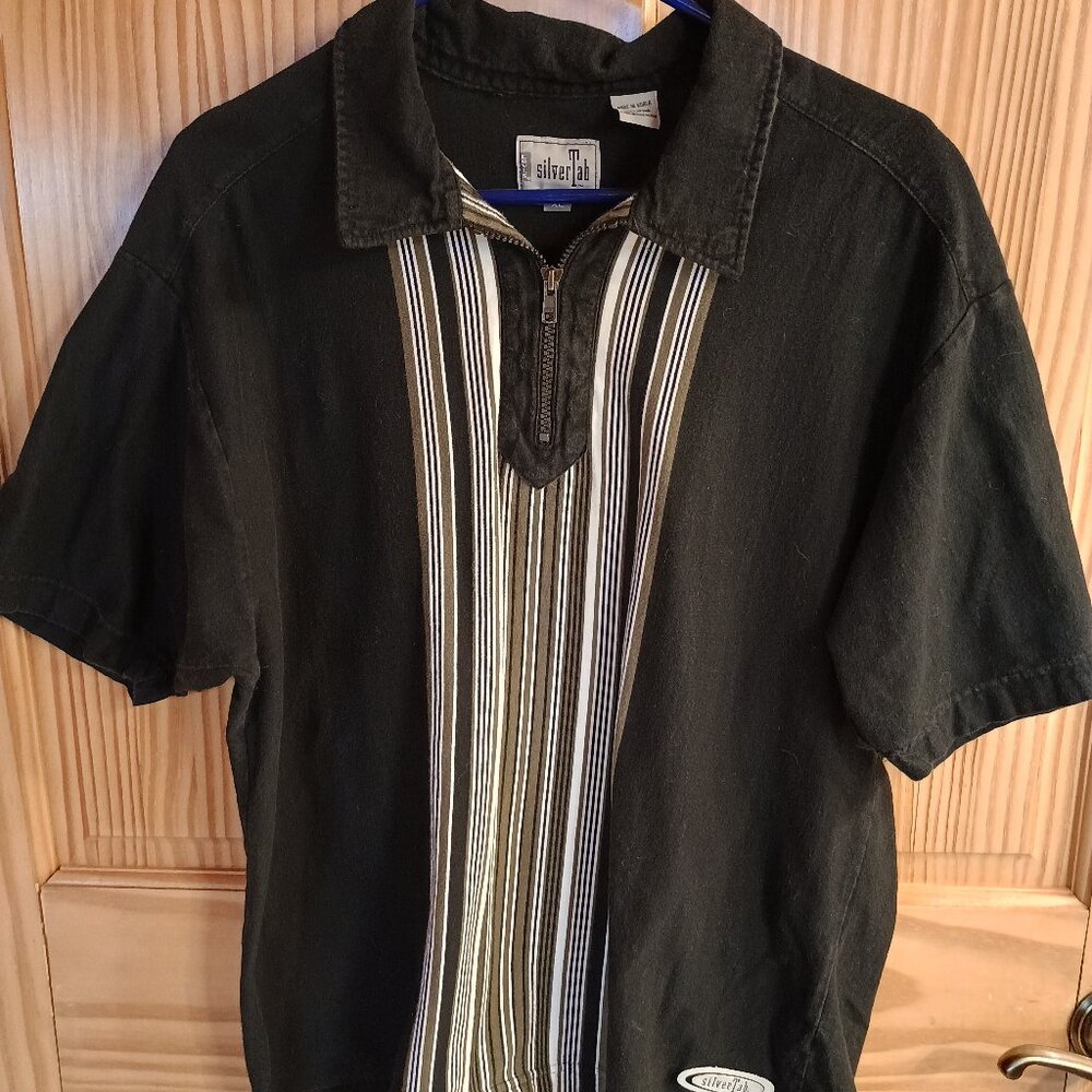 Vintage Levi's Silver Tab Cotton Quarter Zip Shirt